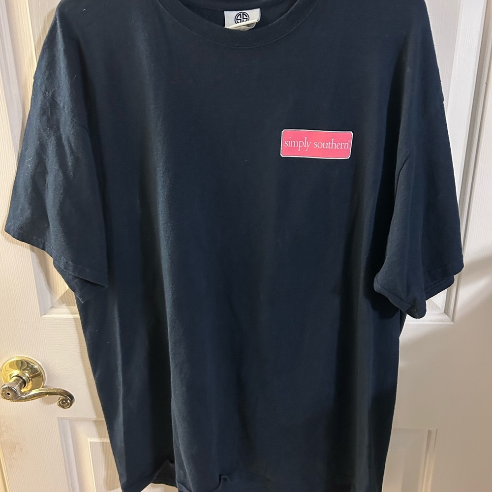 Simply Southern navy Short Sleeve Tee